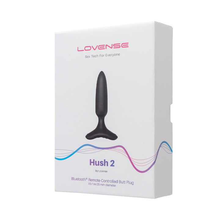 Lovense HUSH 2 Vibrating Butt Plug - joujou.com.au