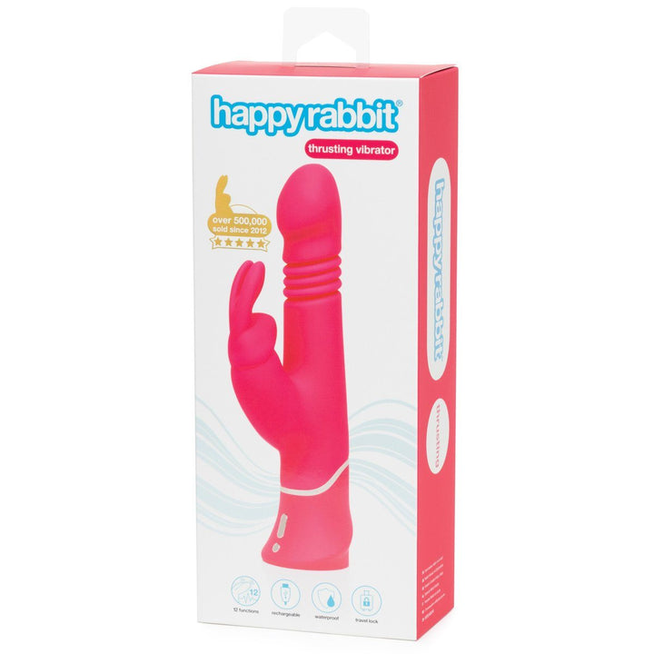 Happy Rabbit Thrusting Realistic Rabbit Vibrator