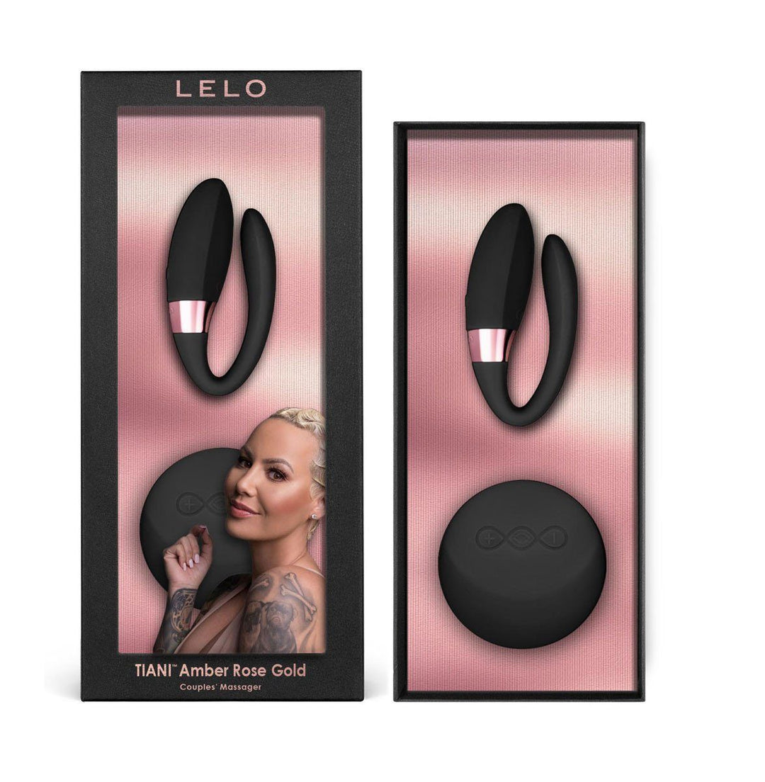 TIANI Amber Rose Gold Couples Massager by LELO - joujou.com.au