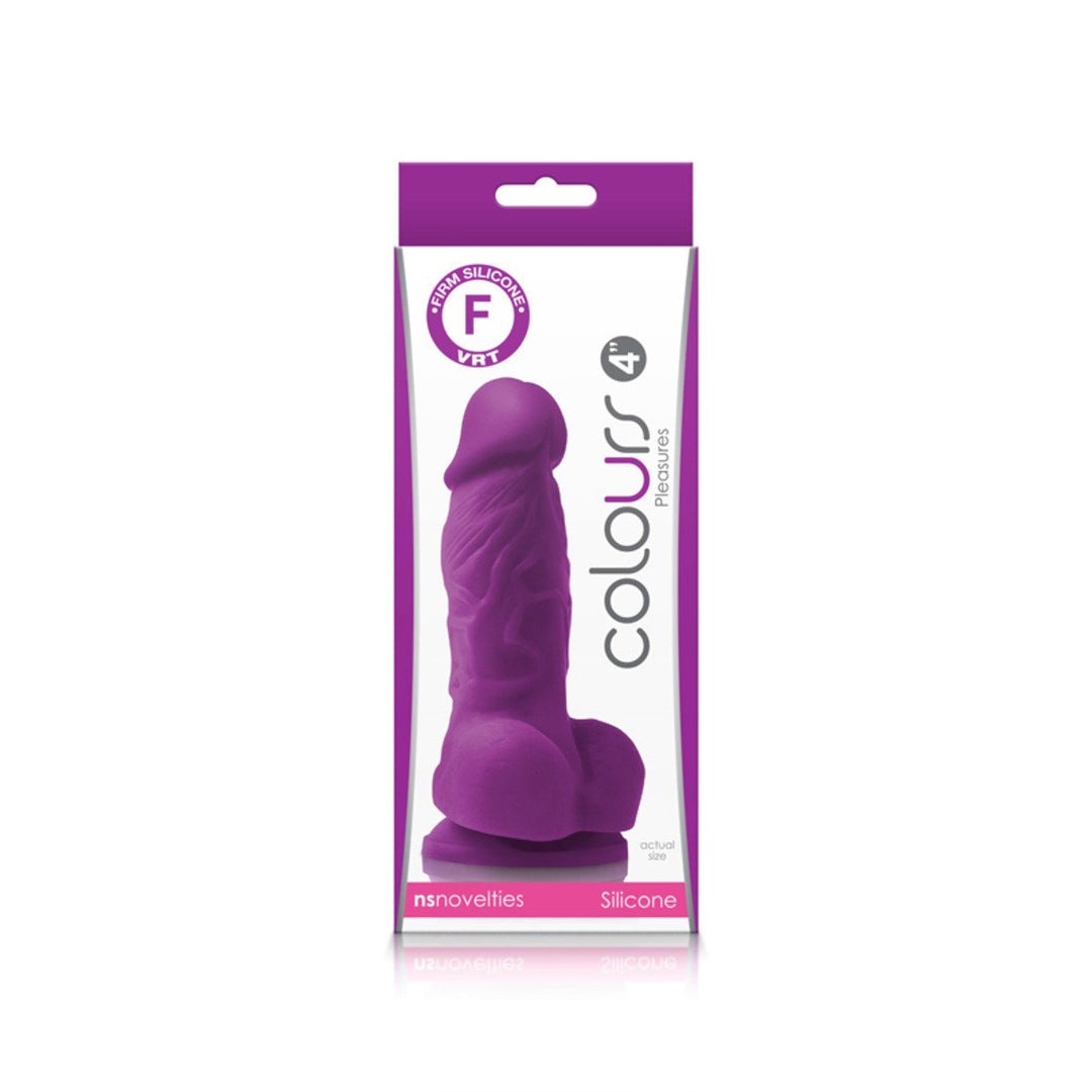 Colours Pleasures 4 Inch Realistic Dildo - joujou.com.au