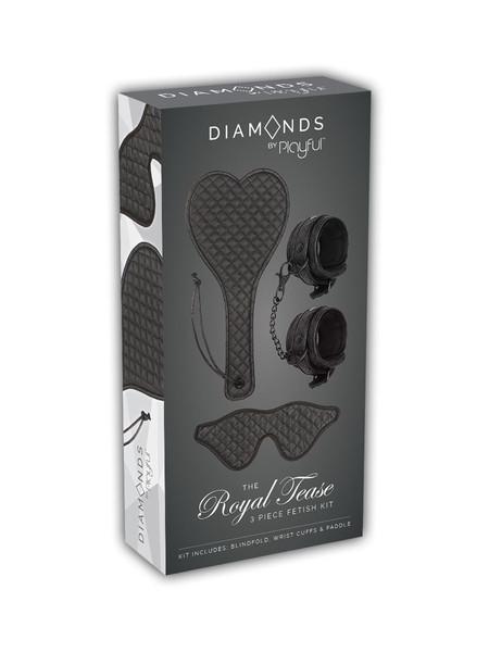 Playful Diamonds The Royal Tease 3 Piece Fetish Kit - joujou.com.au