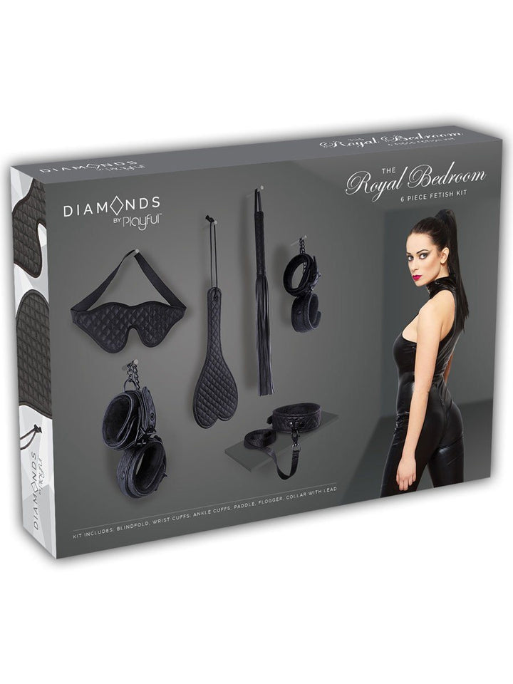 Playful Diamonds The Royal Bedroom 6 Piece Fetish Kit - joujou.com.au