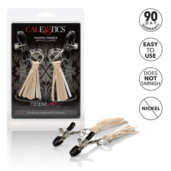 Nipple Play Playful Tassels Nipple Clamps - joujou.com.au