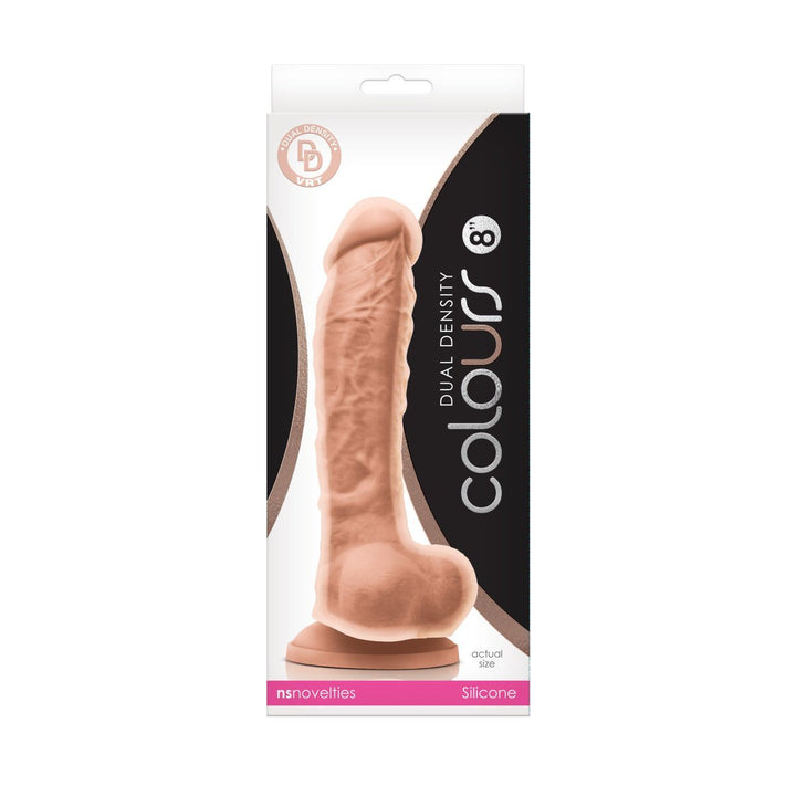 Colours Dual Density 8 in. Dildo - joujou.com.au