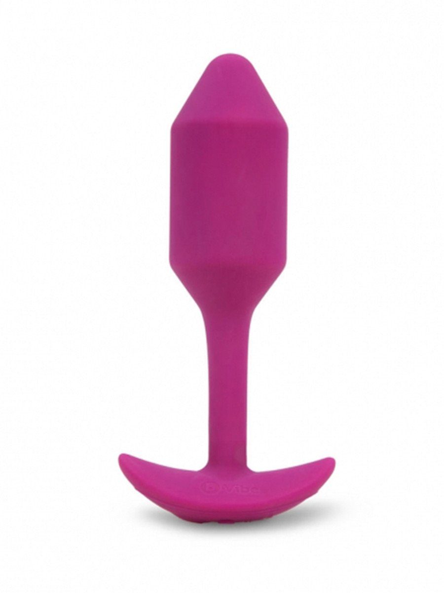 bVibe Vibrating Snug Plug Medium- Weighted Butt Plugs - joujou.com.au