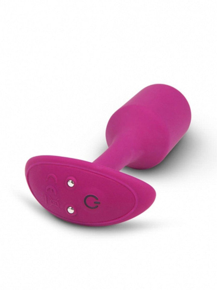 bVibe Vibrating Snug Plug Medium- Weighted Butt Plugs - joujou.com.au