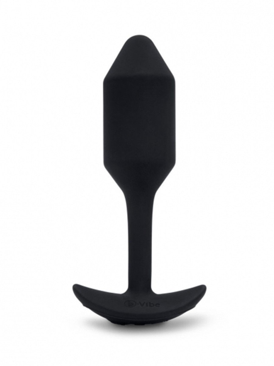 bVibe Vibrating Snug Plug Medium- Weighted Butt Plugs - joujou.com.au