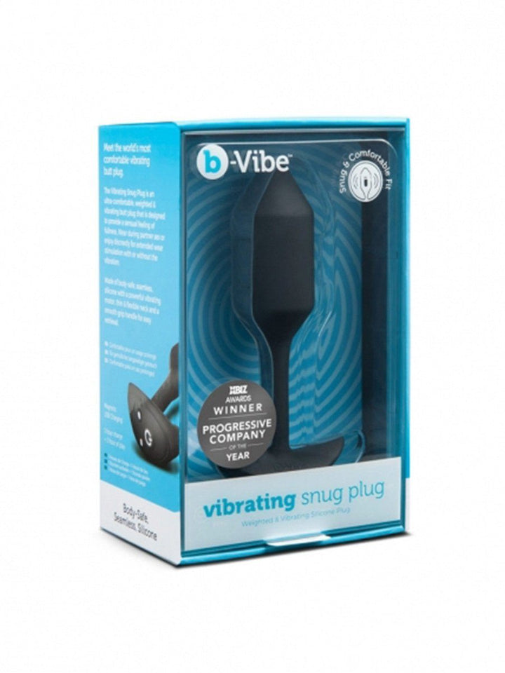 bVibe Vibrating Snug Plug Medium- Weighted Butt Plugs - joujou.com.au