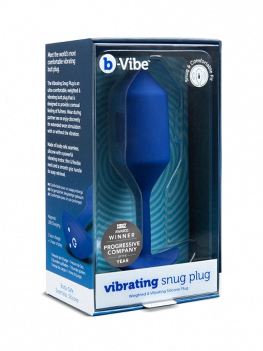 bVibe Vibrating Snug Plug XL - Weighted Butt Plugs - joujou.com.au