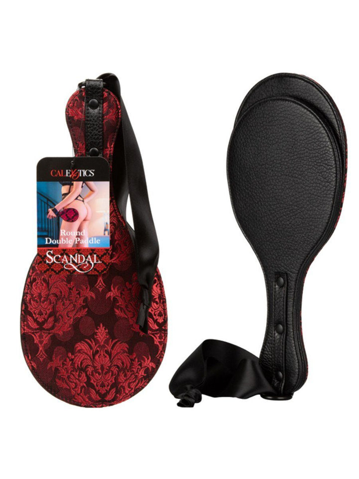 SCANDAL Round Double Paddle  - CALIFORNIA EXOTIC NOVELTIES - JOUJOU