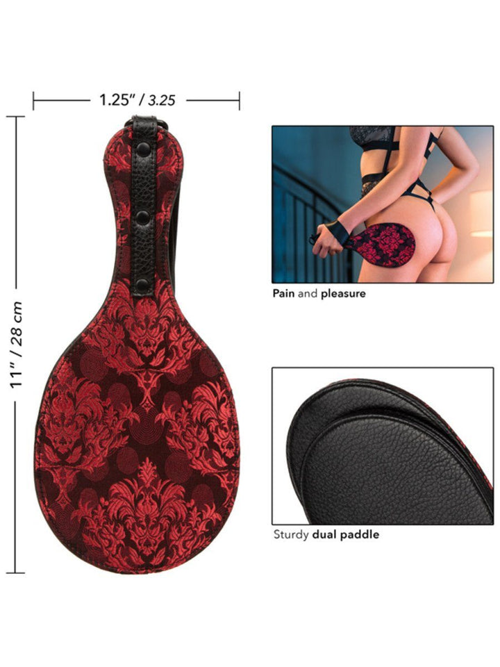 SCANDAL Round Double Paddle  - CALIFORNIA EXOTIC NOVELTIES - JOUJOU