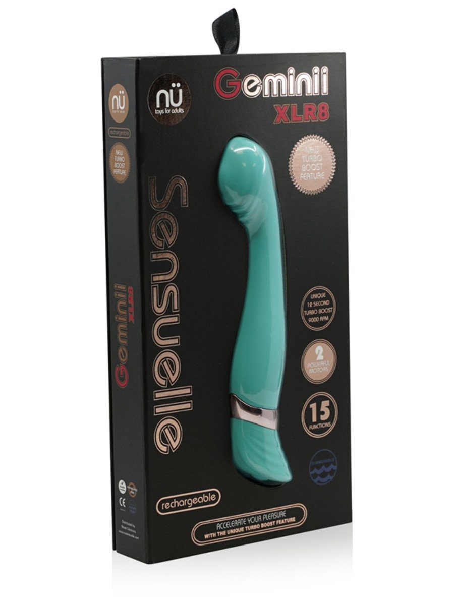 Nu Sensuelle Geminii XLR8 G-Spot Vibrator with Fluttering Tip