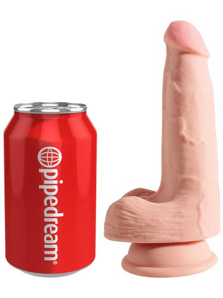 KING COCK PLUS 5 IN.TRIPLE DENSITY COCK WITH BALLS