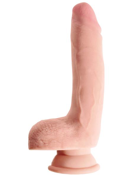 KING COCK PLUS 9 IN.TRIPLE DENSITY COCK WITH BALLS