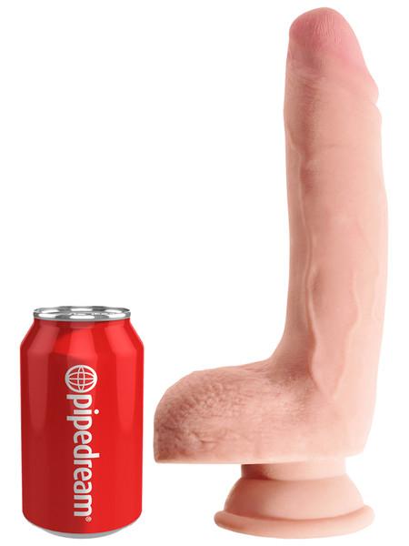 KING COCK PLUS 9 IN.TRIPLE DENSITY COCK WITH BALLS