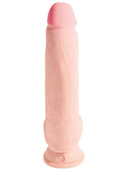 KING COCK PLUS 10 IN.TRIPLE DENSITY COCK WITH BALLS