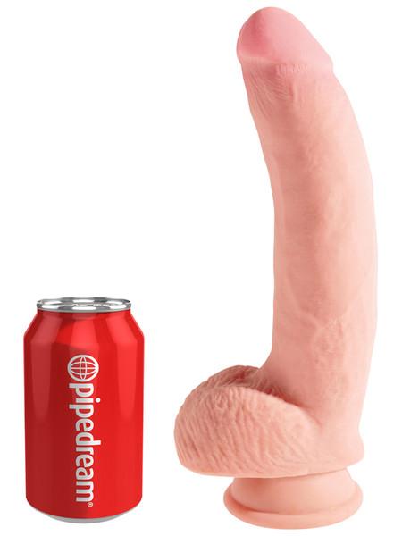 KING COCK PLUS 10 IN.TRIPLE DENSITY COCK WITH BALLS