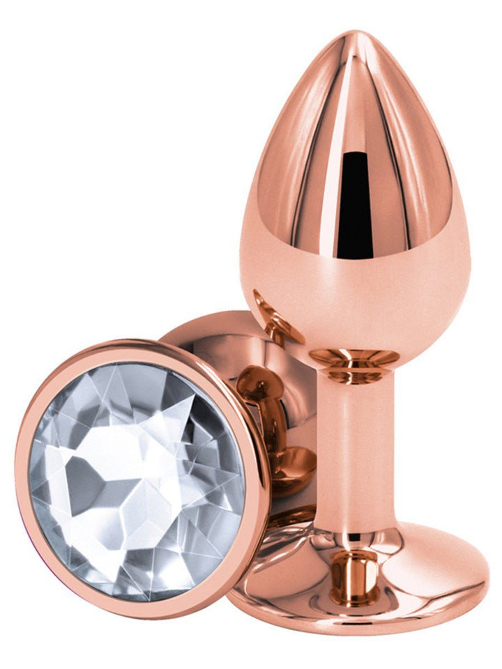 Rear Assets Rose Gold Small BUTT PLUG