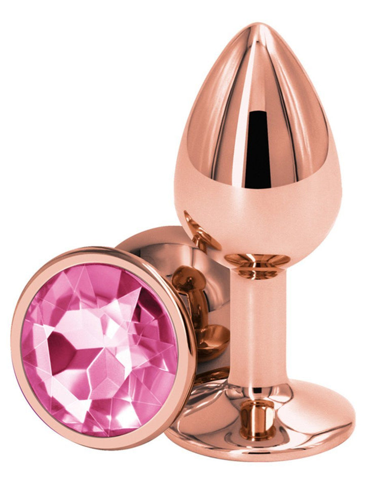 Rear Assets Rose Gold Small BUTT PLUG