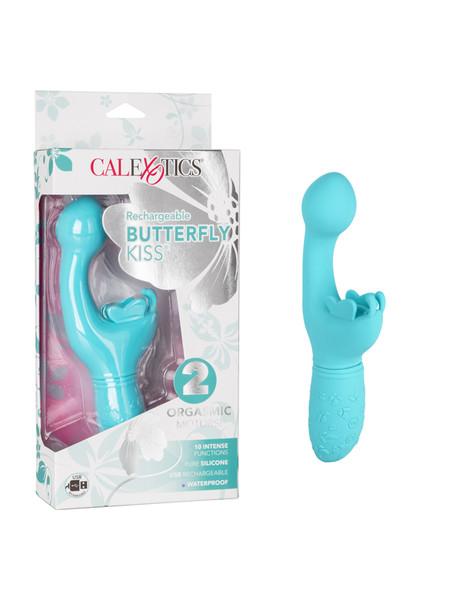 Shop JOUJOU - BUTTERFLY KISS Rechargeable RABBIT VIBRATOR Blue