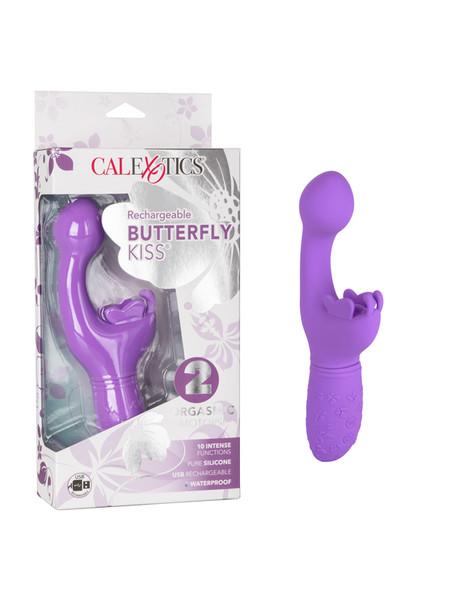 Shop JOUJOU - BUTTERFLY KISS Rechargeable RABBIT VIBRATOR Purple