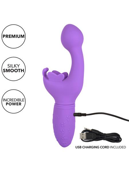 Shop JOUJOU - BUTTERFLY KISS Rechargeable RABBIT VIBRATOR Purple