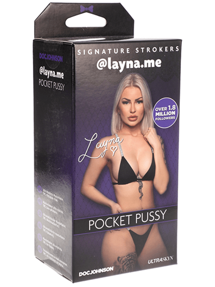 Signature Strokers Girls Of Social Media Layna.Me ULTRASKYN Pocket Pussy - joujou.com.au