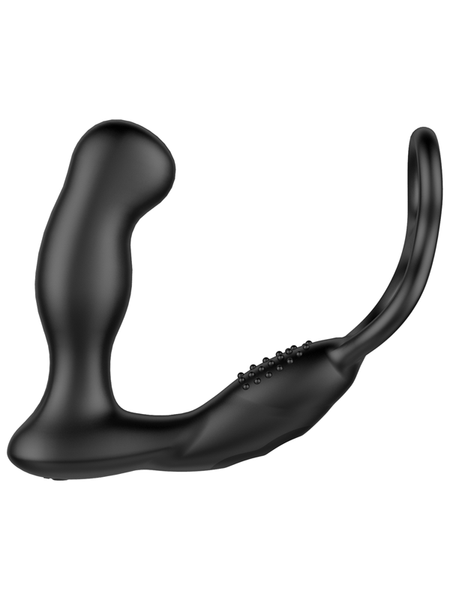 REVO Embrace Rotating Prostate and perineum massager with cock and ball rings - joujou.com.au