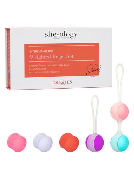 She-ology Interchangeable Weighted Kegel Set - joujou.com.au