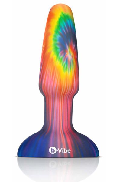 bVibe Peace And Love Tie-Dye Rimming Plug - joujou.com.au