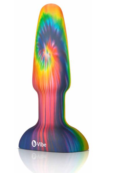 bVibe Peace And Love Tie-Dye Rimming Plug - joujou.com.au