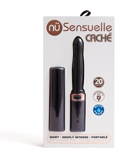 Nu Sensuelle Cache Rechargeable Covered Vibrator - joujou.com.au