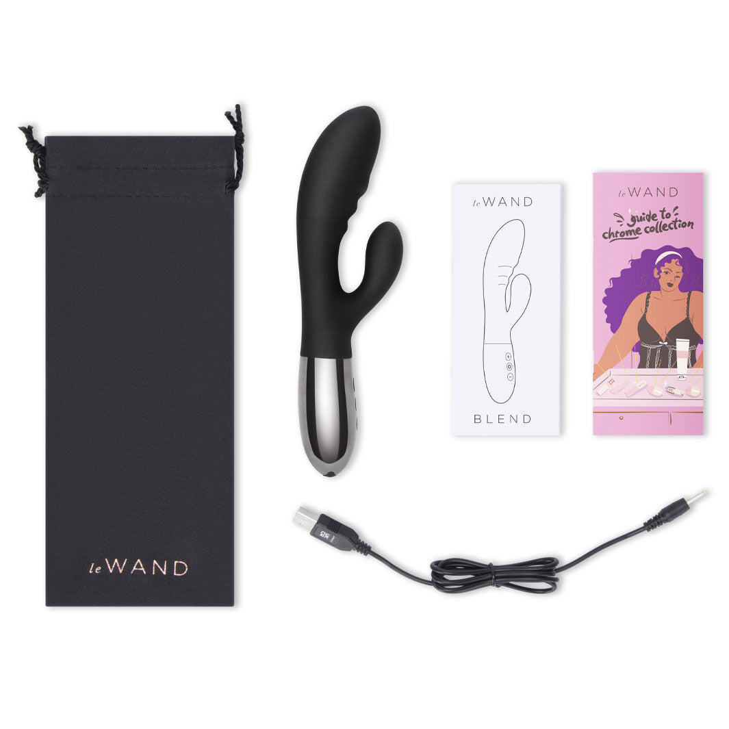 Le Wand Chrome Blend Rabbit Vibrator - joujou.com.au