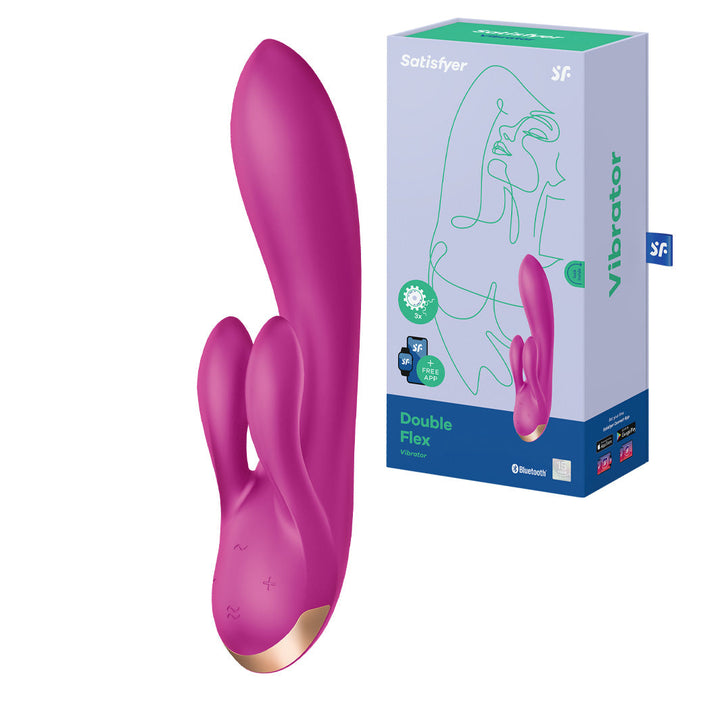 Satisfyer Double Flex Rabbit Vibrator - joujou.com.au