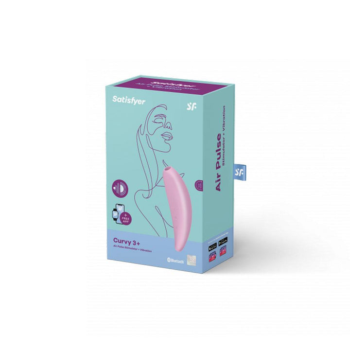 Satisfyer Curvy 3 + Plus Clitoral Stimulator - joujou.com.au