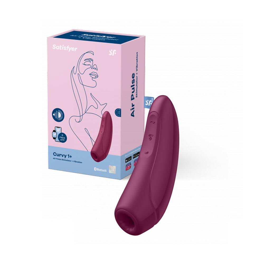 Satisfyer Curvy 1 + Plus Clitoral Stimulator - joujou.com.au