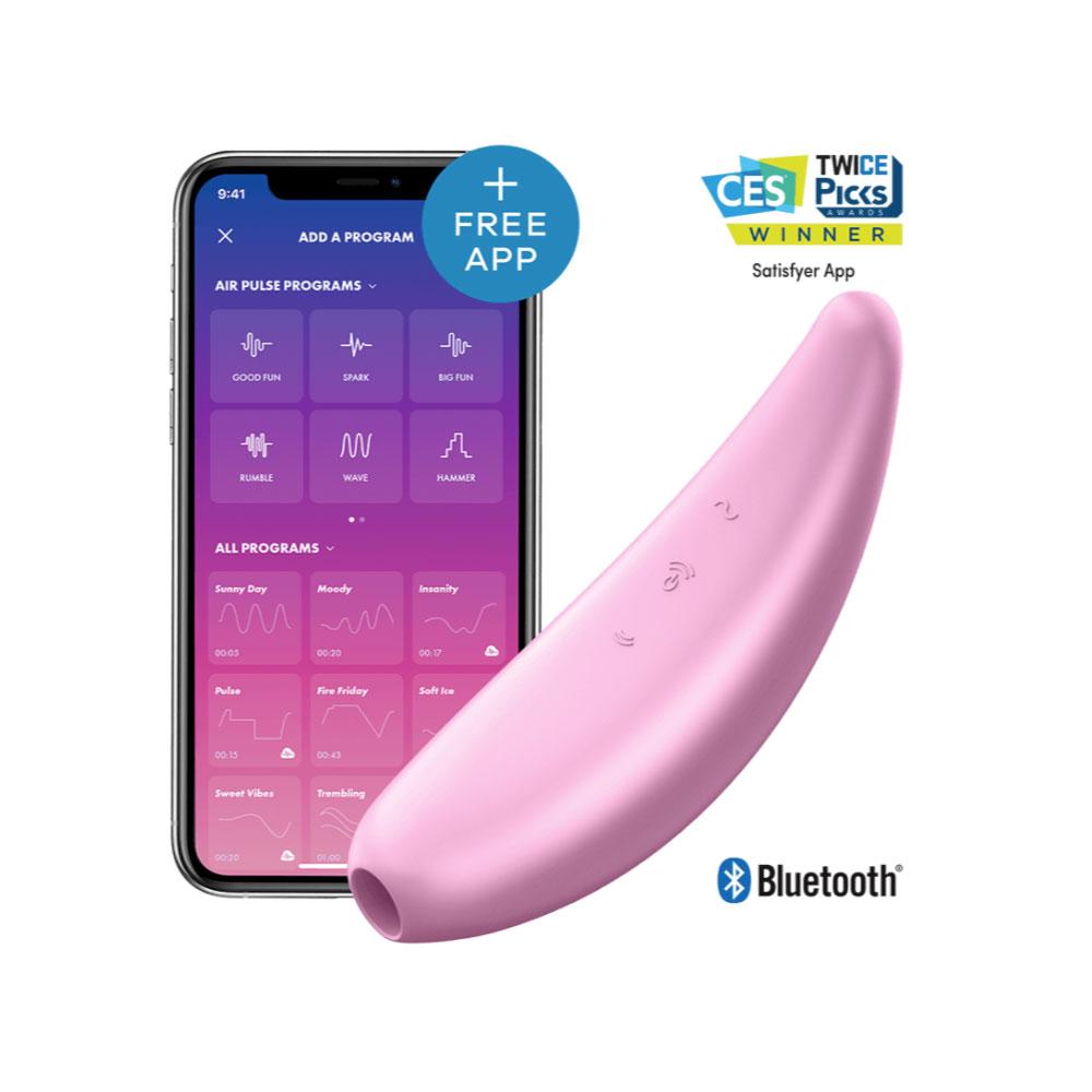 Satisfyer Curvy 3 + Plus Clitoral Stimulator - joujou.com.au