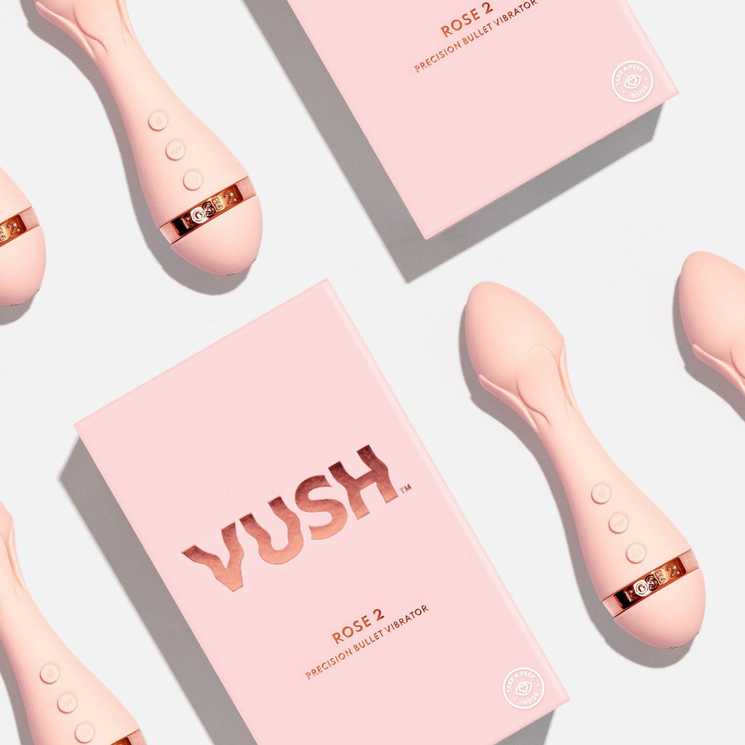 VUSH ROSE 2 Rumbly, Precision Bullet Vibrator - joujou.com.au