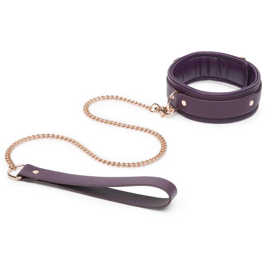 FIFTY SHADES FREED CHERISHED COLLECTION LEATHER COLLAR & LEAD - joujou.com.au