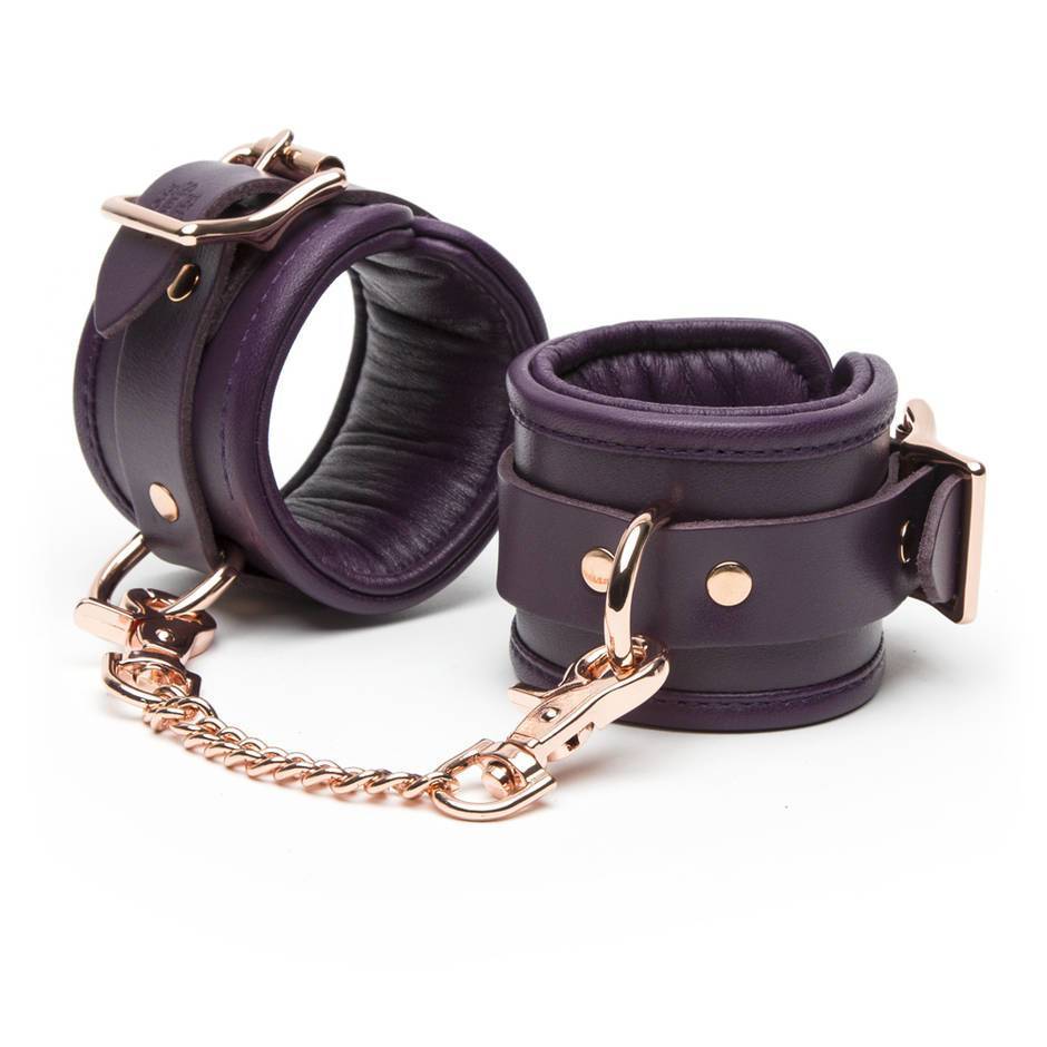 FIFTY SHADES FREED CHERISHED COLLECTION LEATHER WRIST CUFFS - joujou.com.au