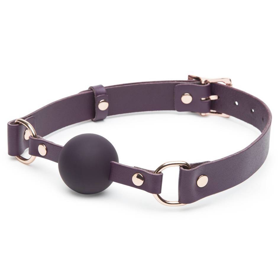 FIFTY SHADES FREED CHERISHED COLLECTION LEATHER BALL GAG - joujou.com.au