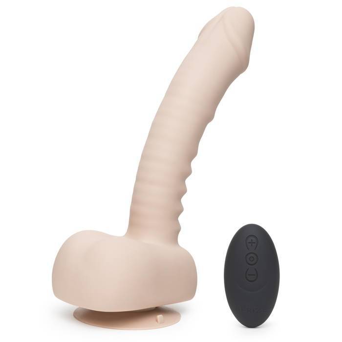 UPRIZE RISING 8 INCH VIBRATING REALISTIC DILDO - joujou.com.au