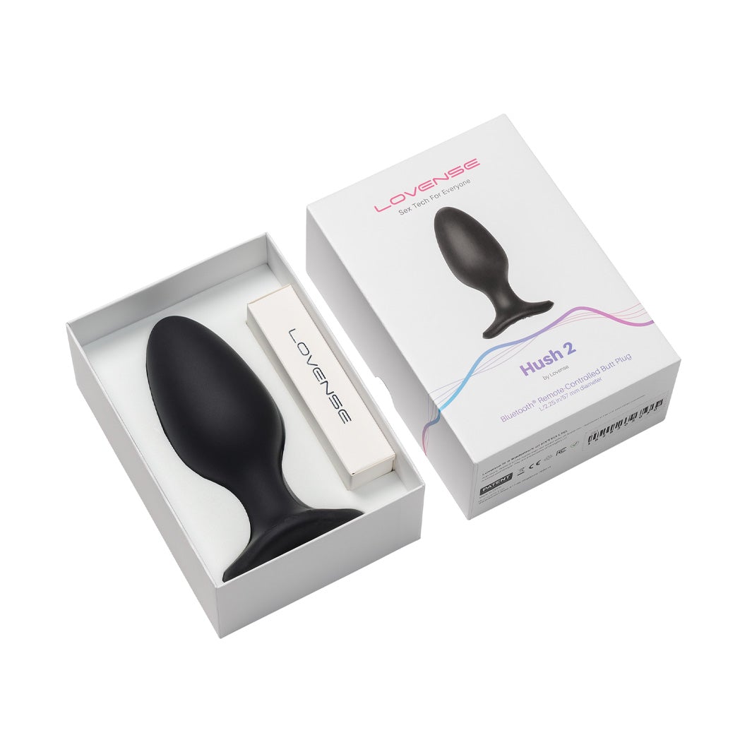 Lovense HUSH 2 Vibrating Butt Plug - joujou.com.au