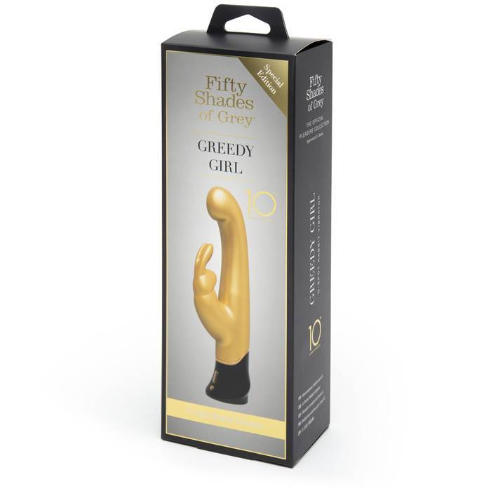 Fifty Shades Greedy Girl G-Spot Rabbit Vibrator - joujou.com.au