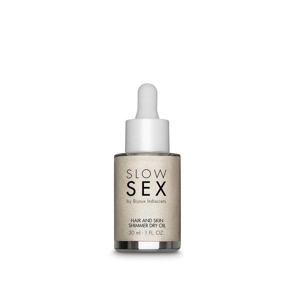 Slow Sex: Hair and Skin Shimmer Dry Oil - joujou.com.au