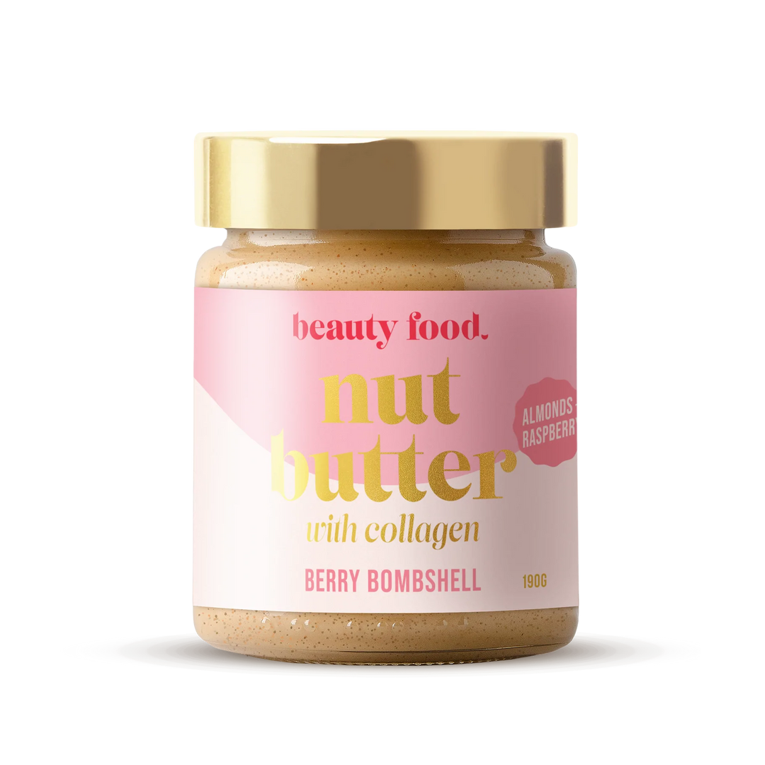 Beauty Food Berry Bombshell Nut Butter with Collagen - joujou.com.au
