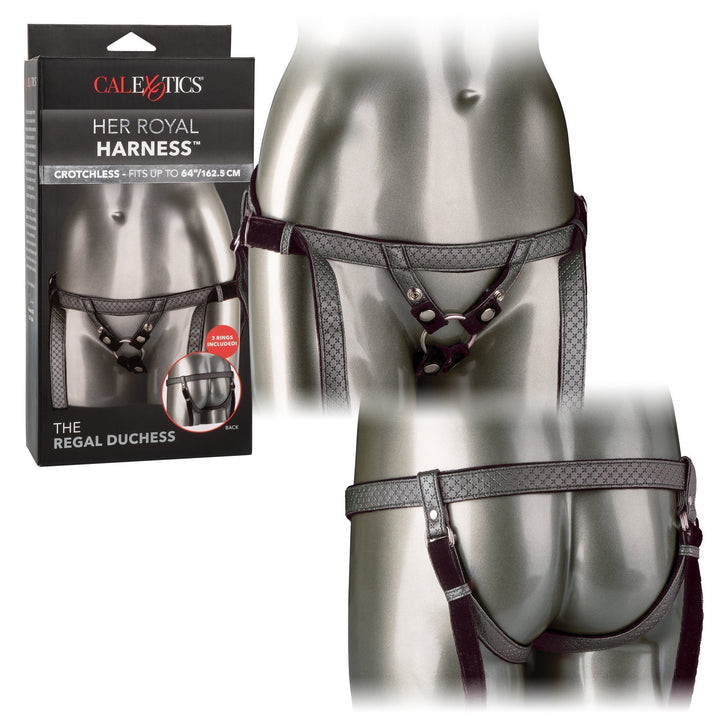 HER ROYAL HARNESS: THE REGAL DUCHESS - PEWTER