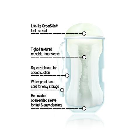 CYBERSKIN VULCAN MOUTH CLEAR STROKER