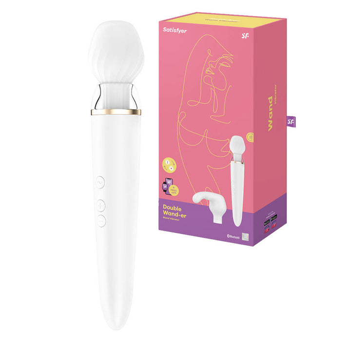 Satisfyer Double Wond-er Massage Wand - joujou.com.au