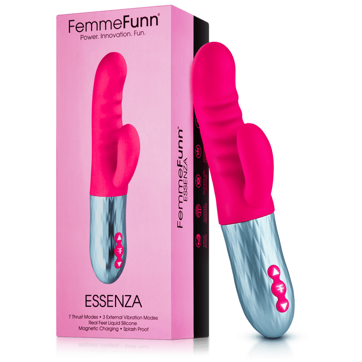 Femme Fun ESSENZA Ribbed Thrusting Rabbit Vibrator